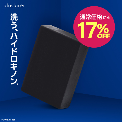 【通常価格から17％OFF】プラスソープHQ 100g【泡立てネット付】|整肌成分ハイドロキノン|洗顔石鹸|くすみ|毛穴|　【メール便】