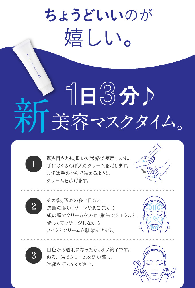1日3分の新美容マスクタイム